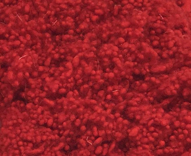 Hand Dyed Wool Nepps - Cayenne Red - Cupid Falls Farm