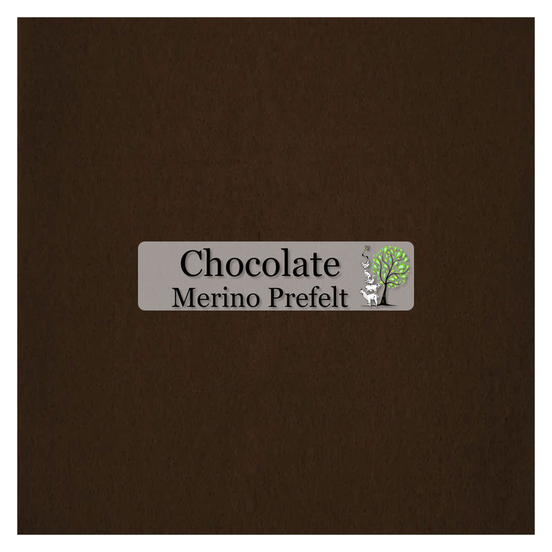 Merino Pre-Felt - Chocolate - Cupid Falls Farm
