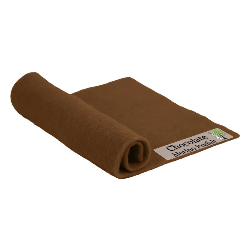Merino Pre-Felt - Chocolate - Cupid Falls Farm