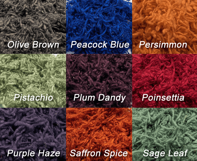 Saffron Spice - Wool Slubs - Hand Dyed- 1 Ounce - Cupid Falls Farm