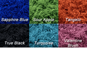 Black - Wool Slubs - Hand Dyed- 1 Ounce - Cupid Falls Farm