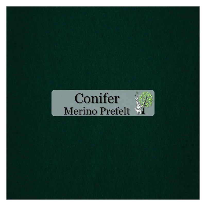 Merino Pre-Felt - Conifer - Cupid Falls Farm