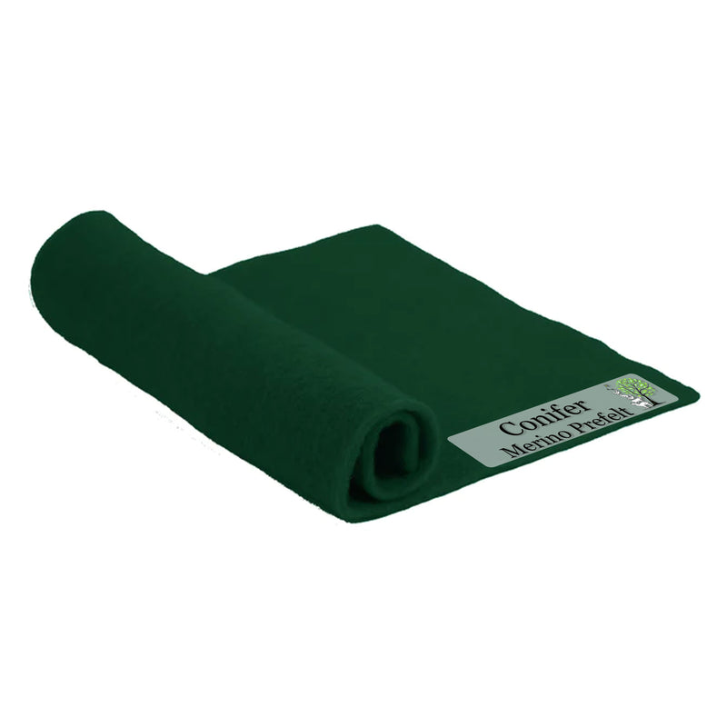 Merino Pre-Felt - Conifer - Cupid Falls Farm