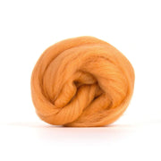 Peach - Corriedale Wool Top - Cupid Falls Farm