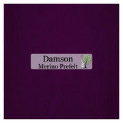 Merino Pre-Felt - Damson - Cupid Falls Farm