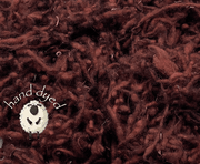 Deep Maroon - Wool Slubs - Hand Dyed- 1 Ounce - Cupid Falls Farm
