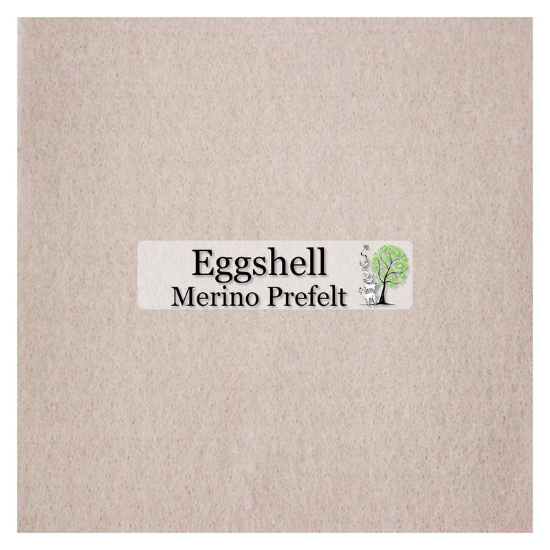 Merino Pre-Felt - Eggshell - Cupid Falls Farm