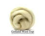 White Gotland Wool Top - 8 oz - Cupid Falls Farm