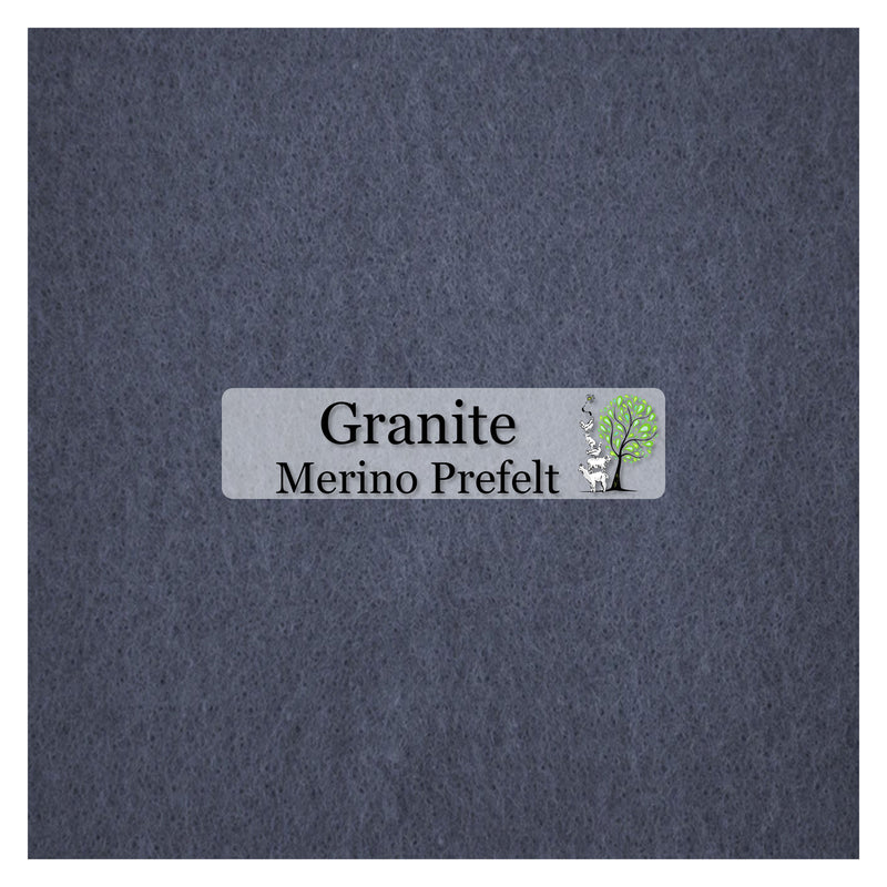 Merino Pre-Felt - Granite - Cupid Falls Farm