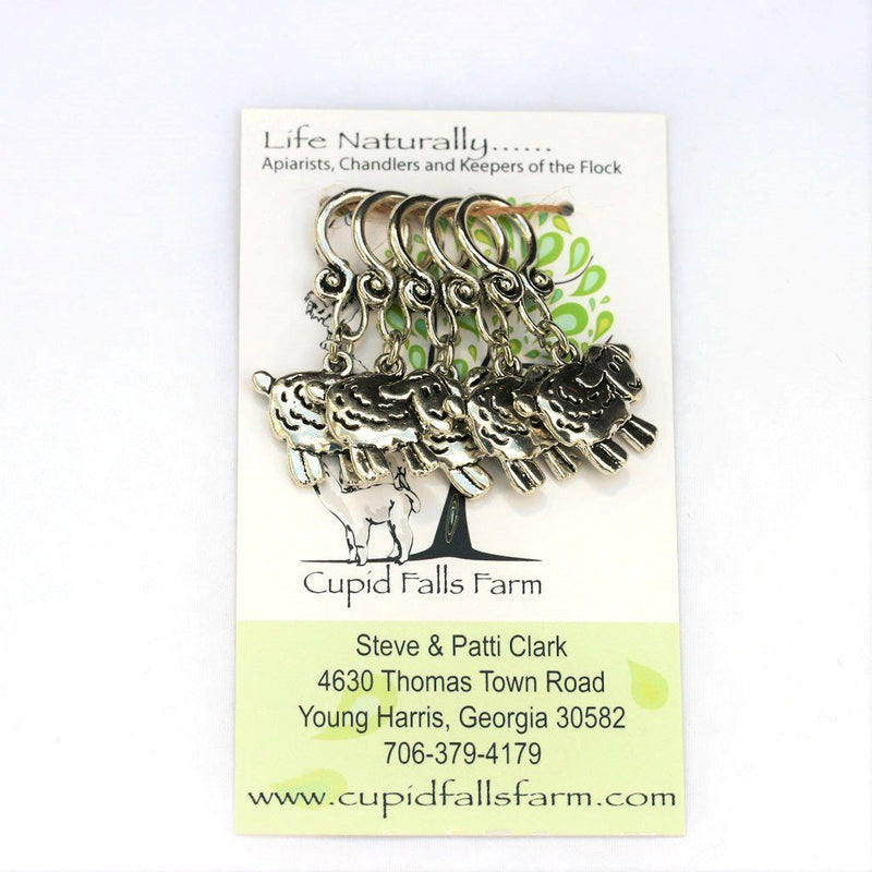 Sheep Stitch Markers - Cupid Falls Farm