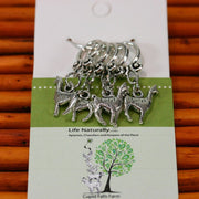 Llama Stitch Markers - Cupid Falls Farm