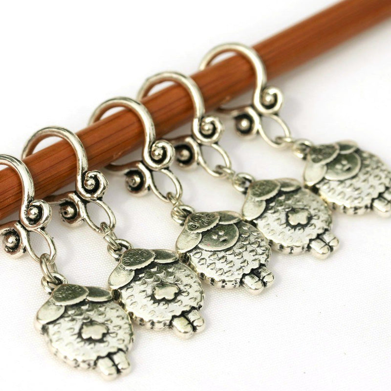 Cute Fat Sheep Stitch Markers - Cupid Falls Farm