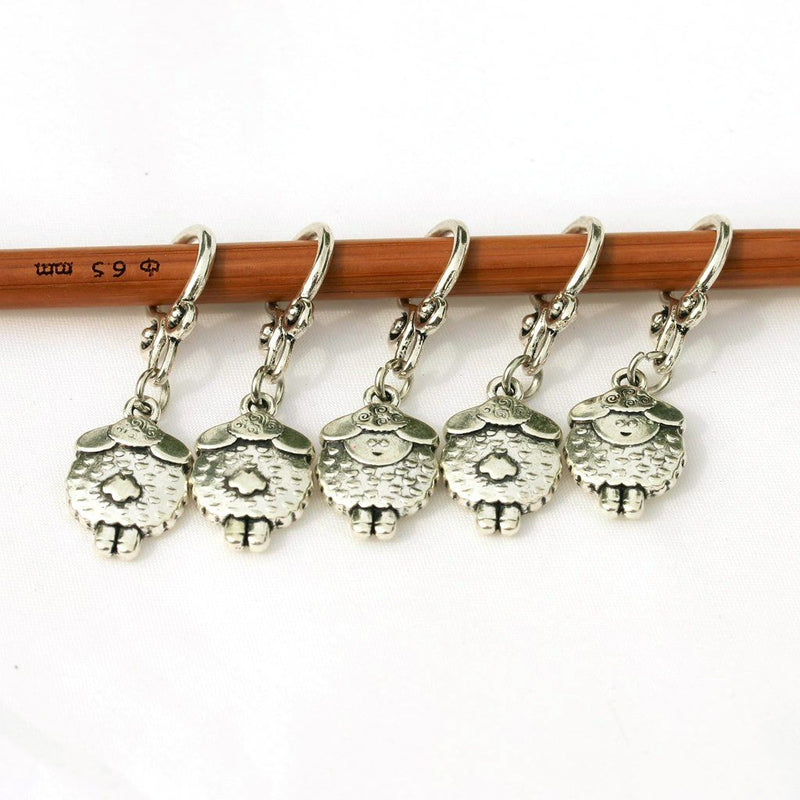 Cute Fat Sheep Stitch Markers - Cupid Falls Farm