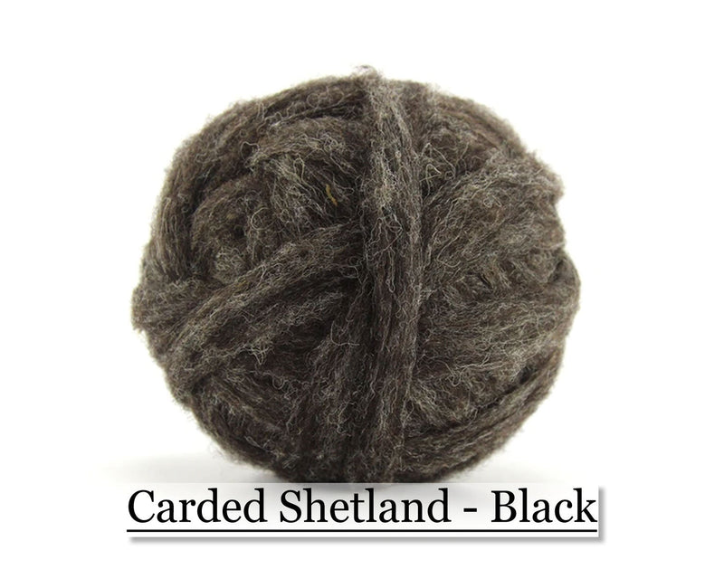 Shetland Sliver - Black - 16oz - Cupid Falls Farm