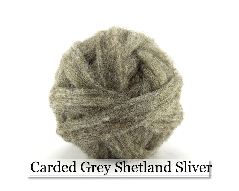 Shetland Sliver - Grey - 16oz - Cupid Falls Farm
