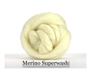 23 Micron Merino Superwash Top - 8oz - Cupid Falls Farm