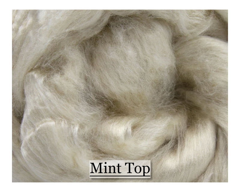 Mint Fiber Top - 1, 2 or 4 oz - Cupid Falls Farm