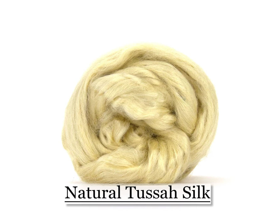 Natural Tussah Silk - 16oz - Cupid Falls Farm