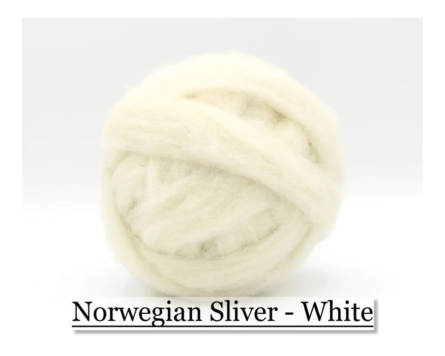 Norwegian Sliver - White - 8oz - Cupid Falls Farm