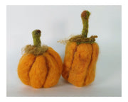 Orange Pumpkin Needle Felting Kit - Cupid Falls Farm