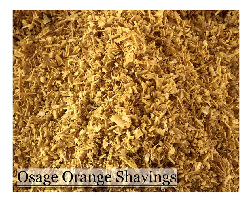Osage Orange Shavings - 2oz (57g) - Cupid Falls Farm