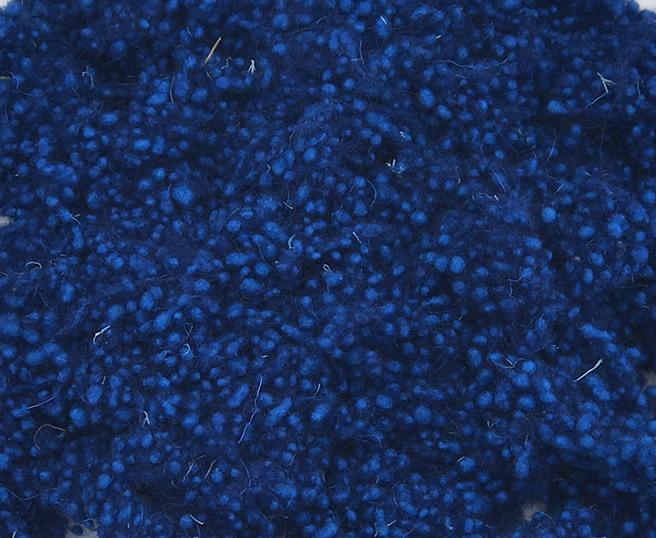 Hand Dyed Wool Nepps - Peacock Blue - Cupid Falls Farm