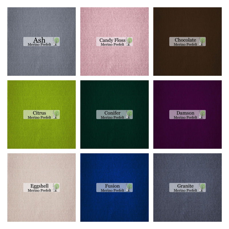 Merino Pre-Felt - Rust - Cupid Falls Farm