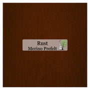 Merino Pre-Felt - Rust - Cupid Falls Farm