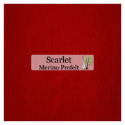 Merino Pre-Felt - Scarlet - Cupid Falls Farm