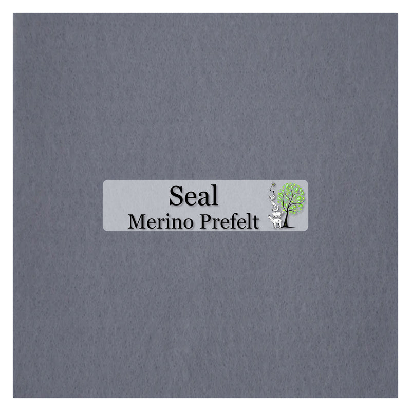 Merino Pre-Felt - Seal - Cupid Falls Farm