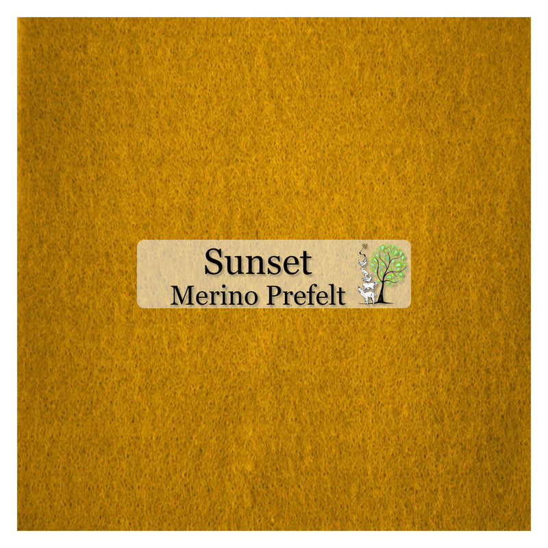 Merino Pre-Felt - Sunset - Cupid Falls Farm