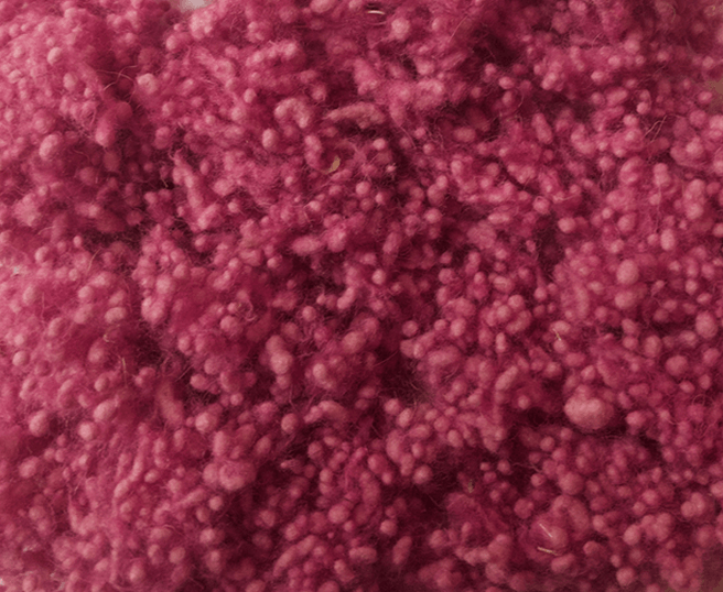 Hand Dyed Wool Nepps - Valentine Blush - Cupid Falls Farm