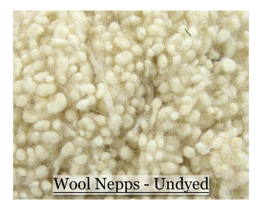 Wool Nepps - Undyed - 1oz - Cupid Falls Farm
